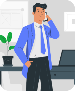 Feedback businessman image